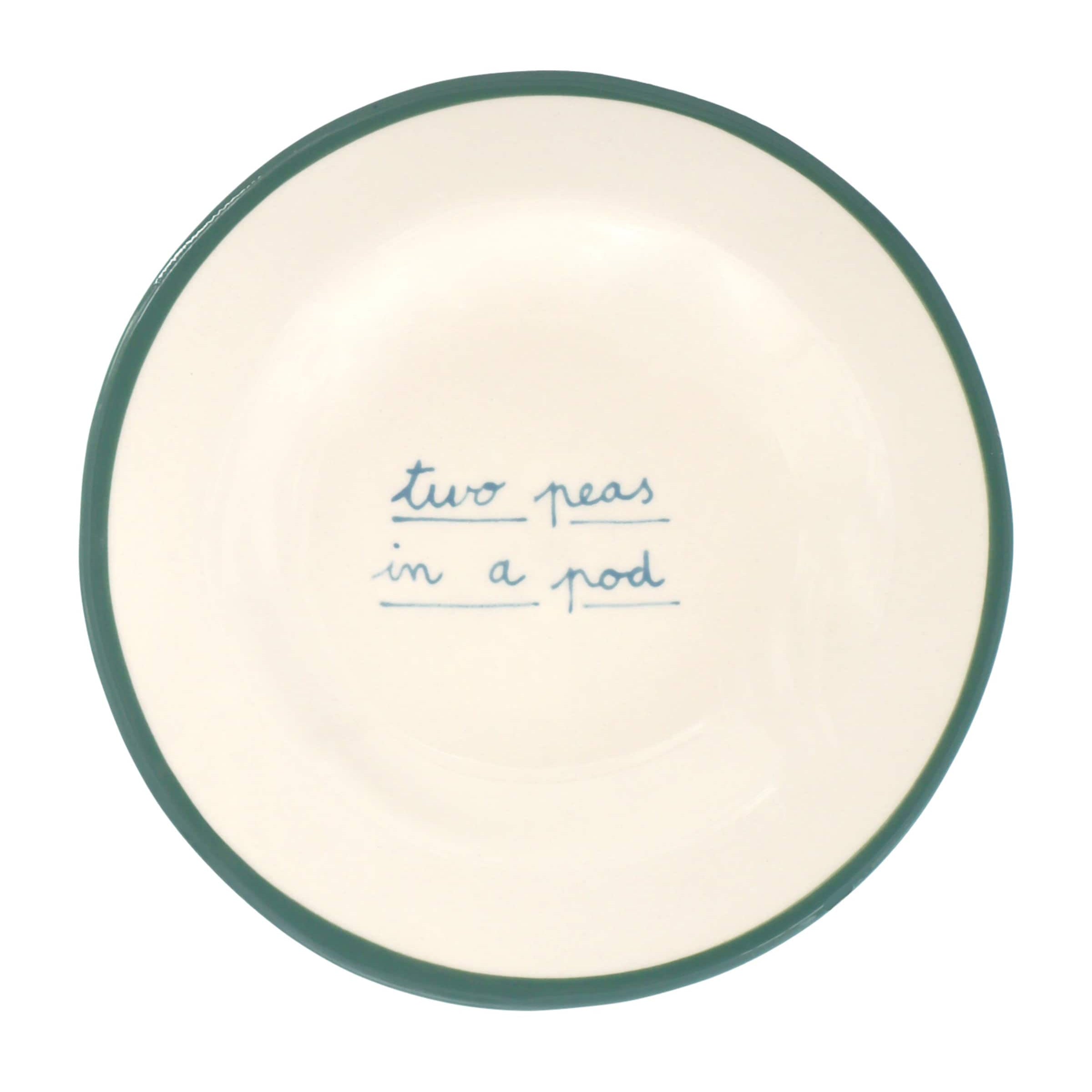 Two Peas in a Pod Dessert Plate (20cm)