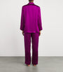 Silk Yves Pyjama Set PLUM