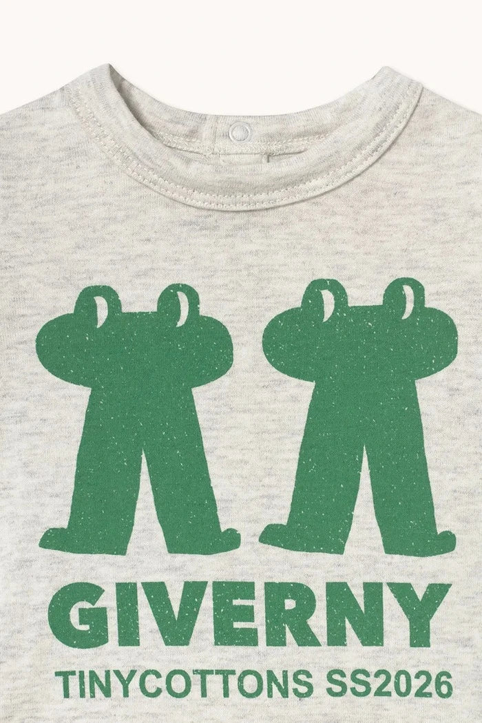 Бебешко боди от памук Tinycottons FROG & FROG GRAPHIC BODY
