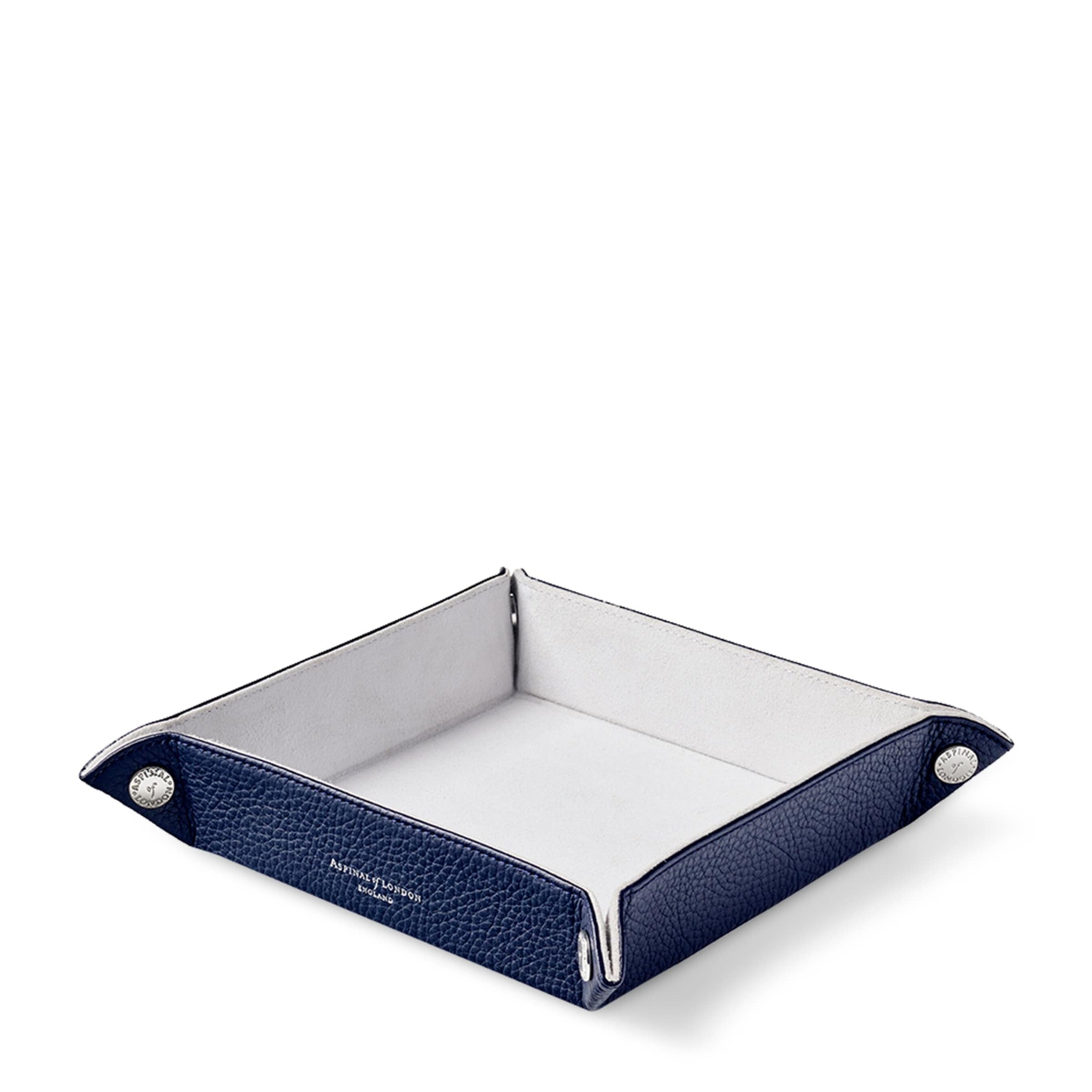 Aspinal Of London Medium Leather Tidy Tray (20cm x 20cm)