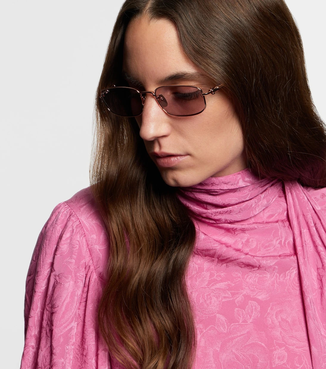 Gucci - Bamboo rectangular sunglasses