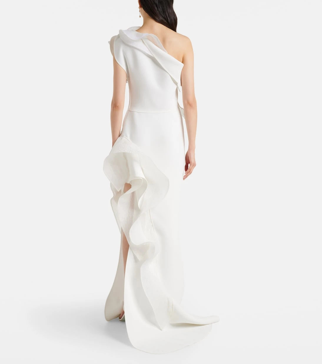 Maticevski - Excitement ruffled one-shoulder gown