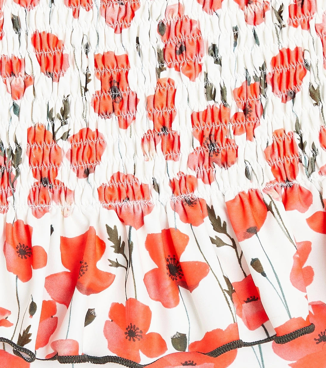 Suncracy - Valencia floral smocked swimsuit