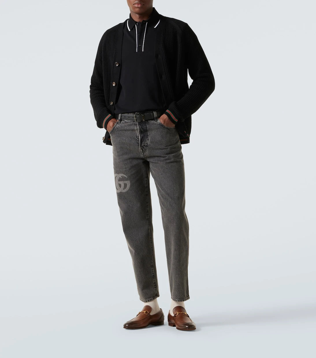 Gucci - Logo cotton-blend piqué polo shirt
