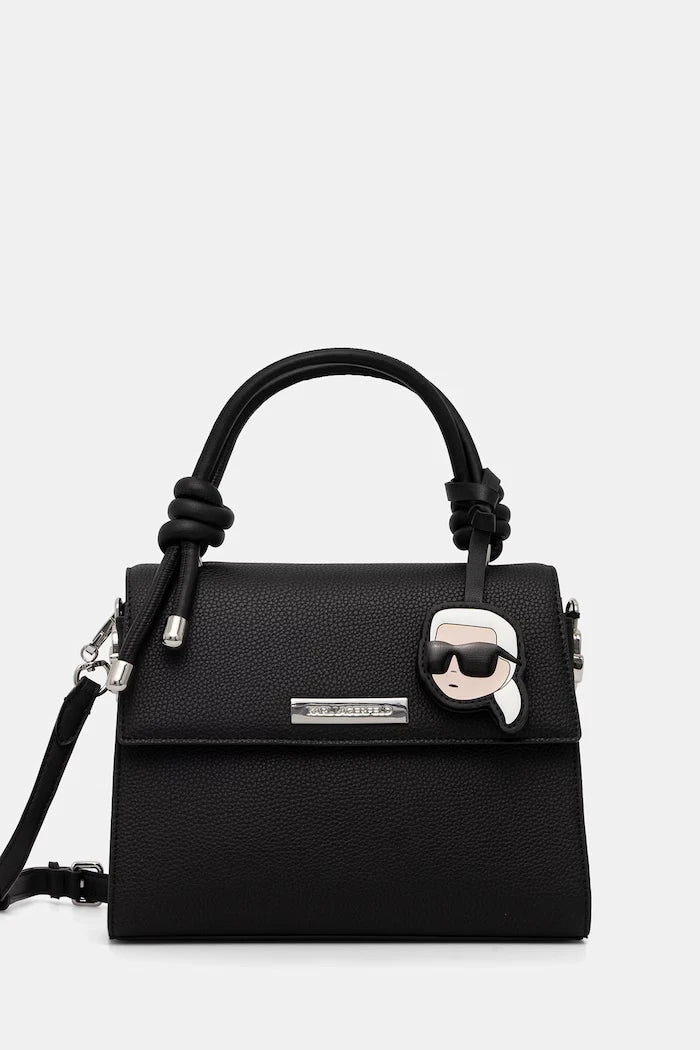 Karl Lagerfeld kadın crossbody çanta suni deri IKON