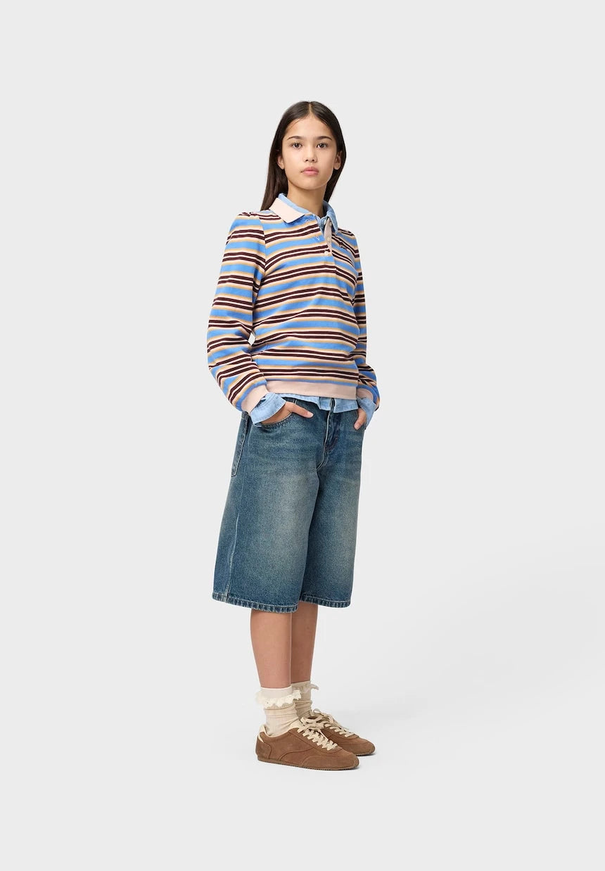 Molo - Ravi striped cotton polo shirt
