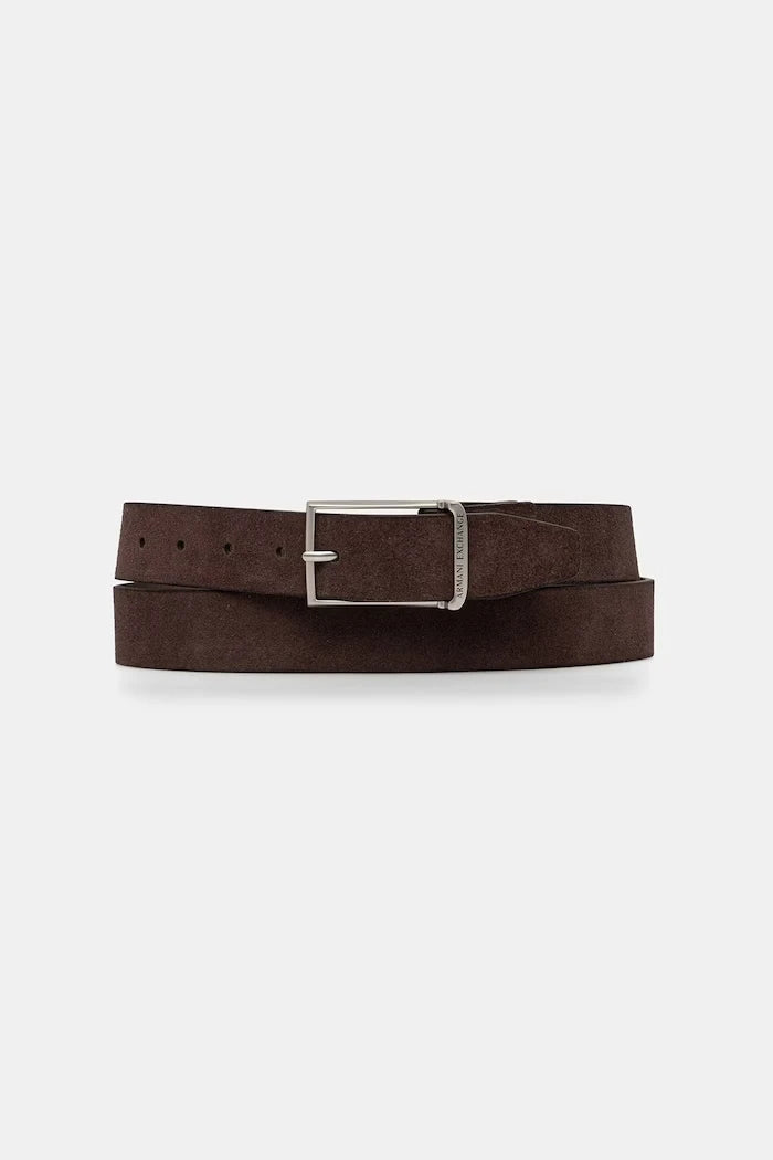 Armani Exchange erkek süet kemer