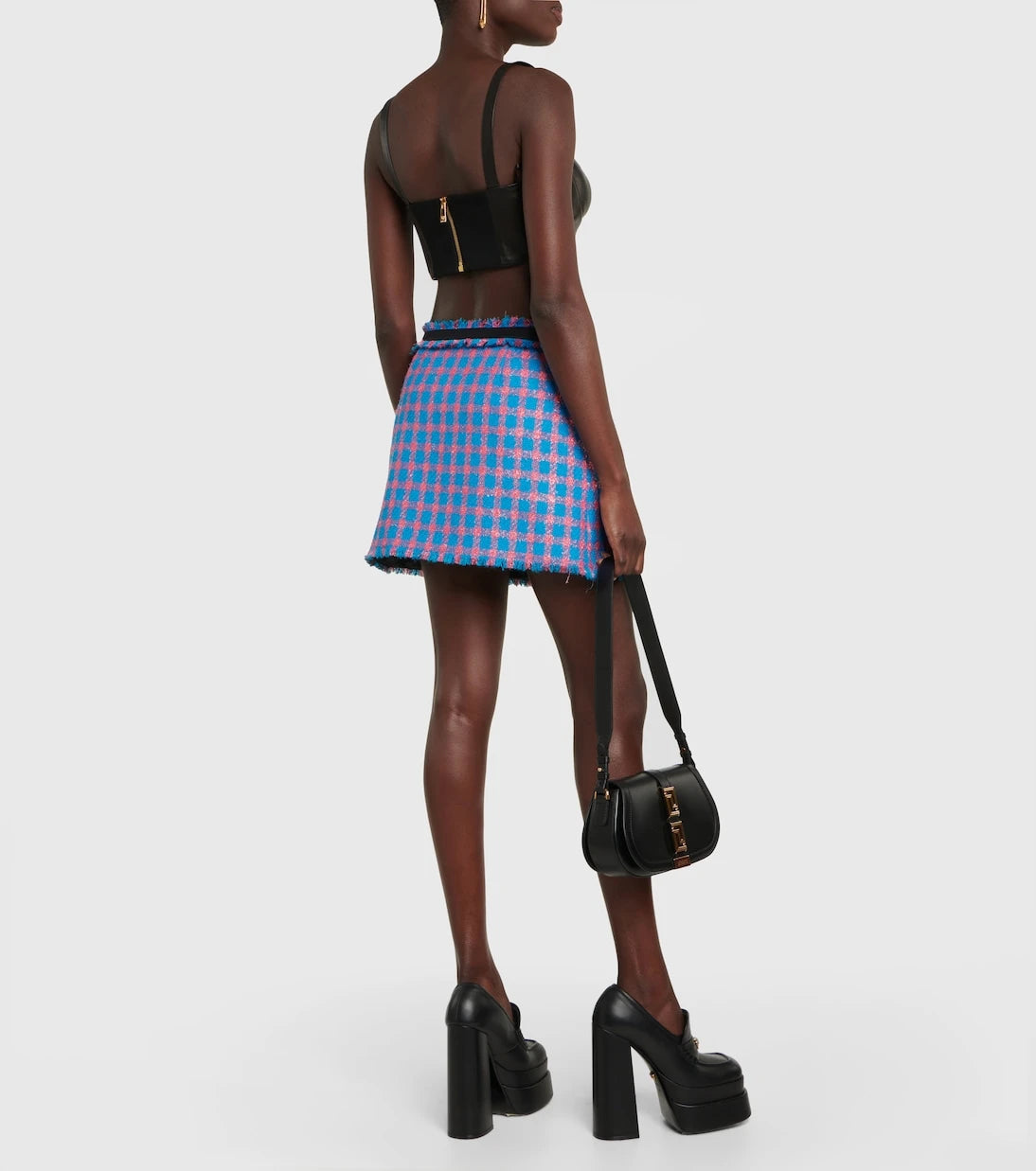 Versace - Tweed miniskirt
