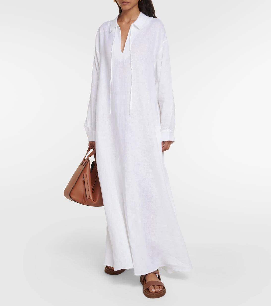 Asceno - Linen midi dress