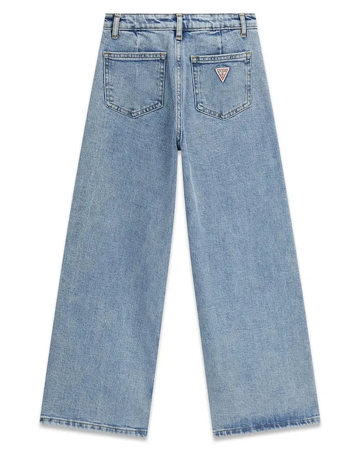 Guess çocuklar için wide leg kot pantolon