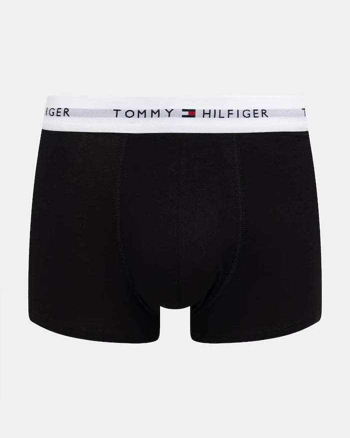 Tommy Hilfiger erkek pamuklu elastanlı dar boxer 3'lü paket