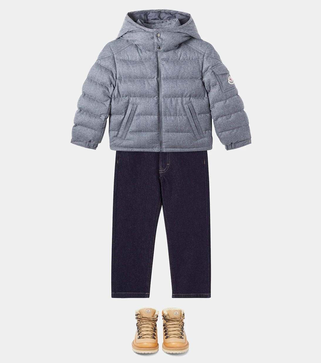 Moncler Enfant - Virgin wool down jacket