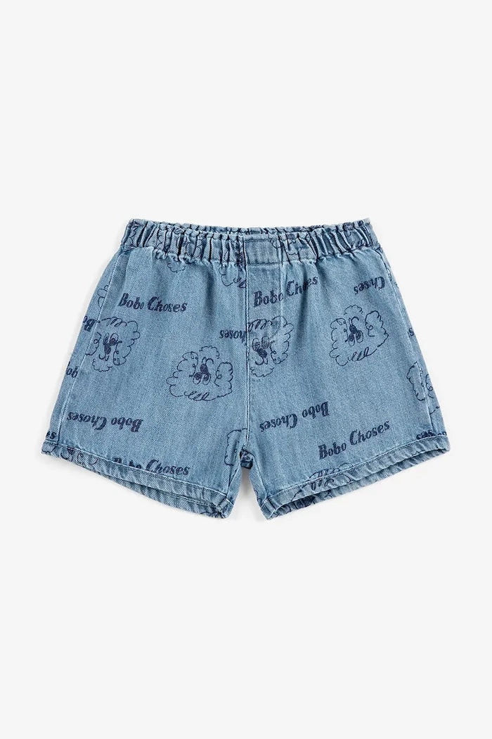Bobo Choses Pickles The Dog Bebek Denim Şort