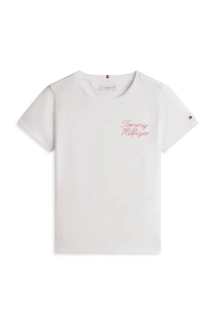 Çocuklar için pamuklu Tommy Hilfiger tişört