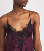 TORLOWEI Purple Silk Lace Tokoni Nightdress