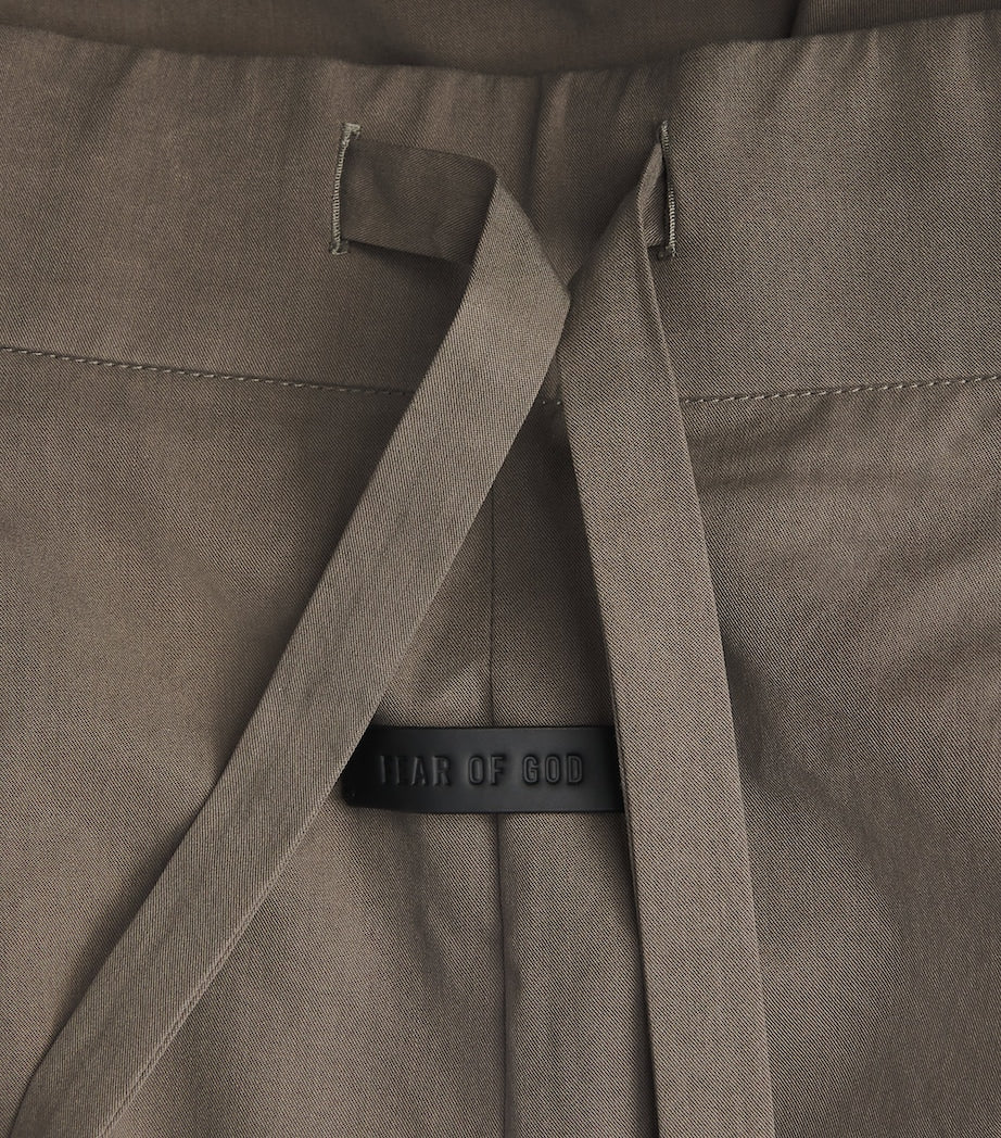 Fear Of God Cotton-Blend Pleated Shorts