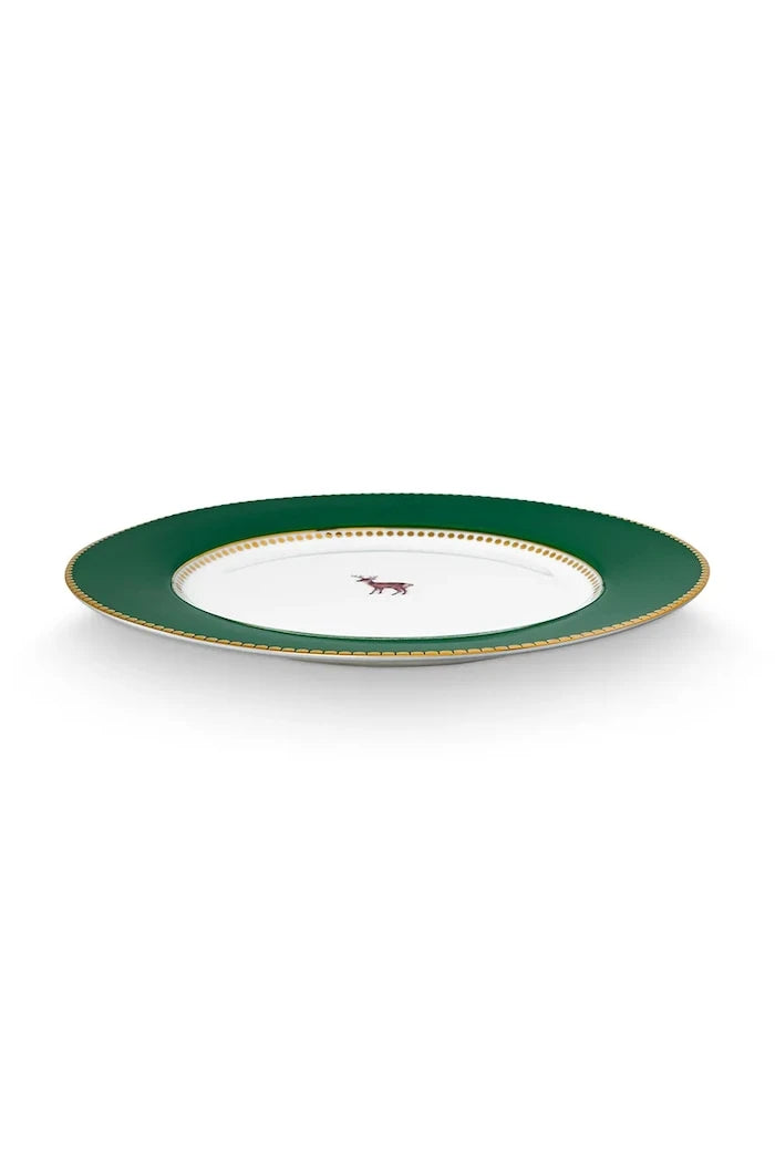 Pip Studio Birds Dark Green 21,5 cm Tatlı Tabakları Seti (6 Parça)