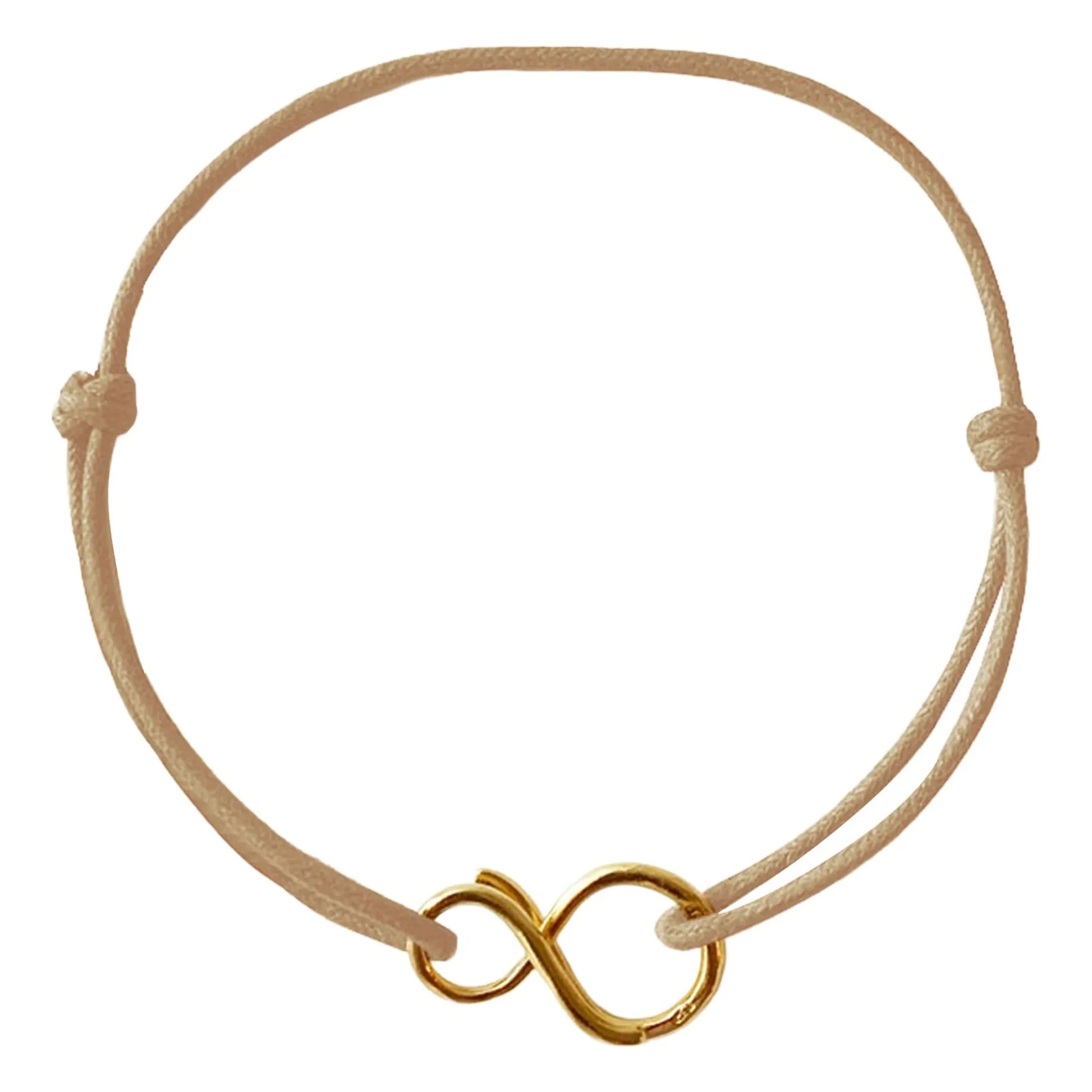 LAH - Mini-Infinity Cord Bracelet | Camel