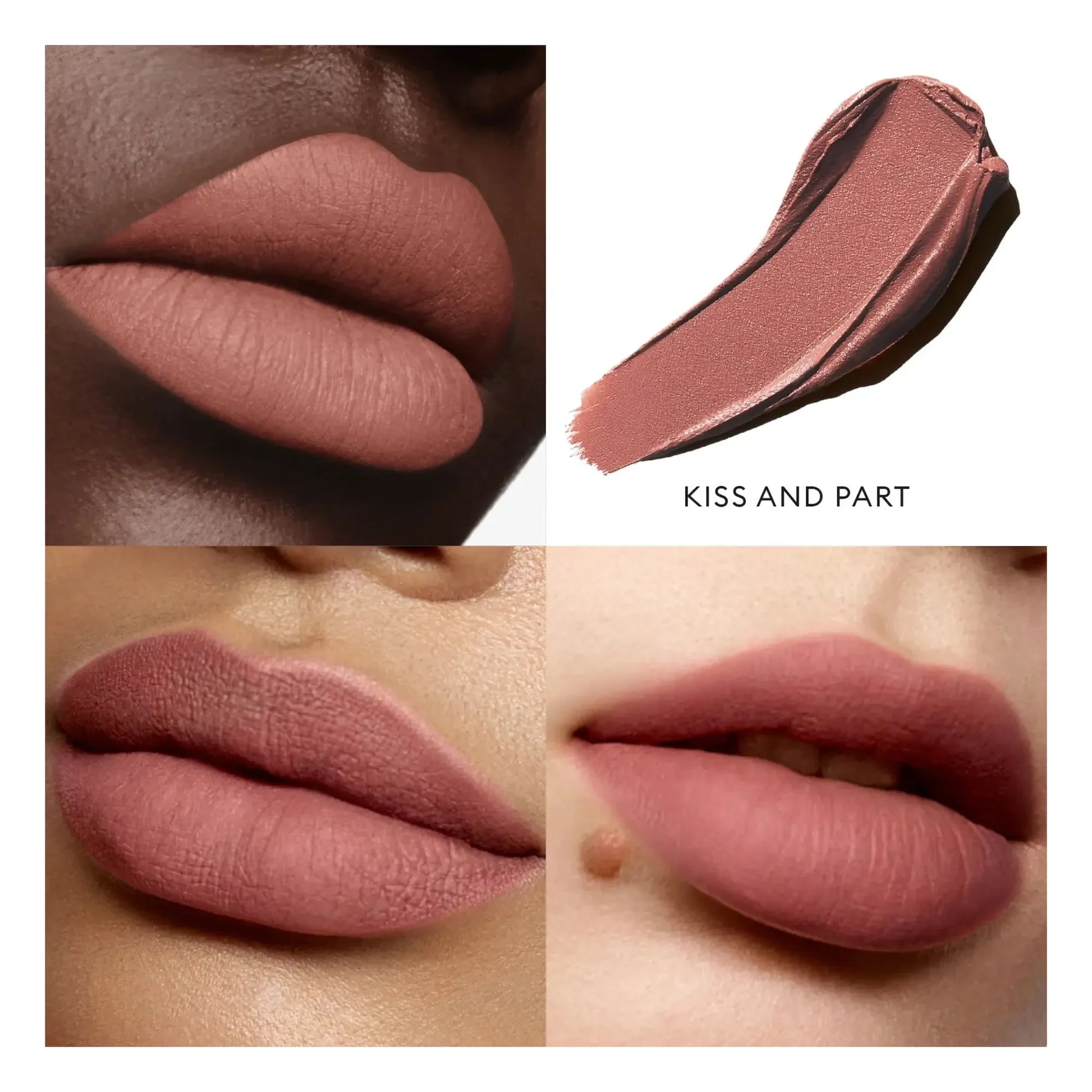 Rose Inc - Matte cream lipstick | Kiss and Part