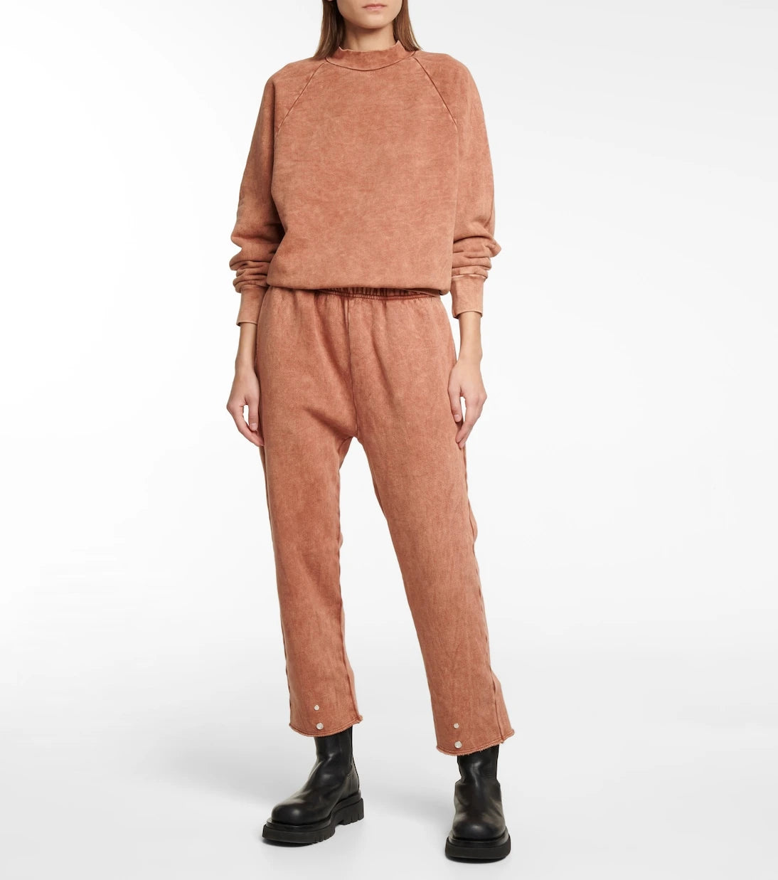 Les Tien - Cotton-fleece sweatshirt