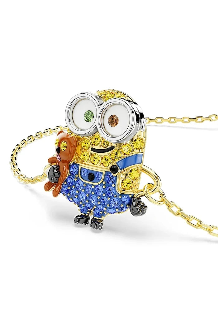 Swarovski kadın altın kaplama kristalli bileklik MINIONS