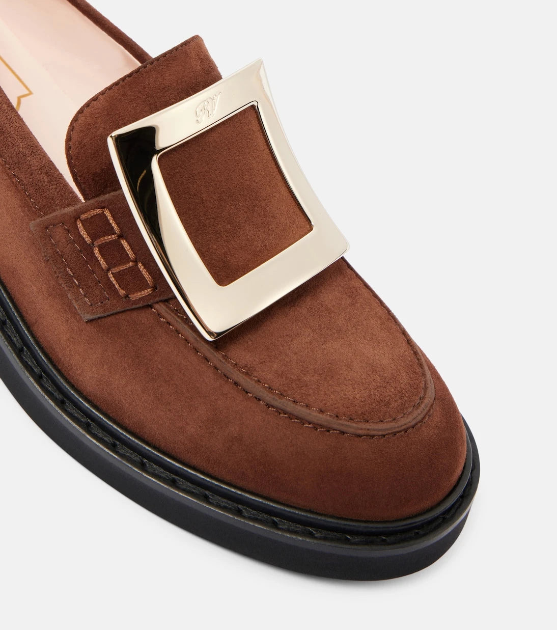 Roger Vivier - Viv' Rangers suede loafers
