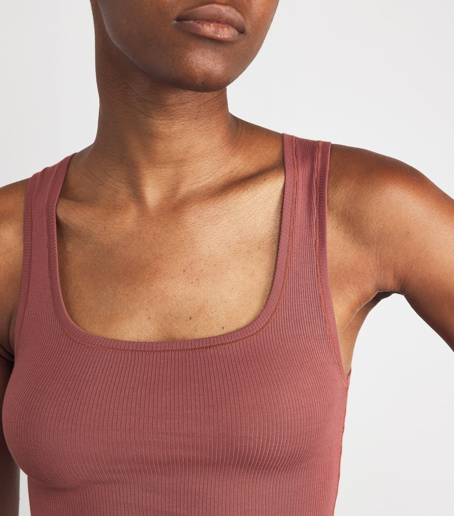 Skims Stretch-Cotton Rib Tank Top