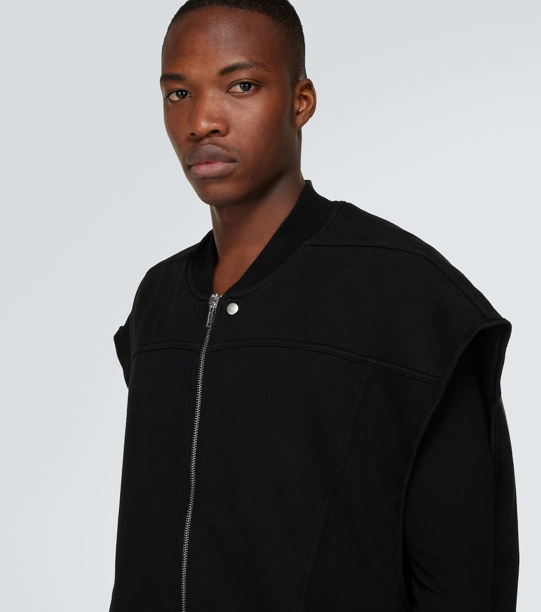 Rick Owens - Oversized cotton jersey vest