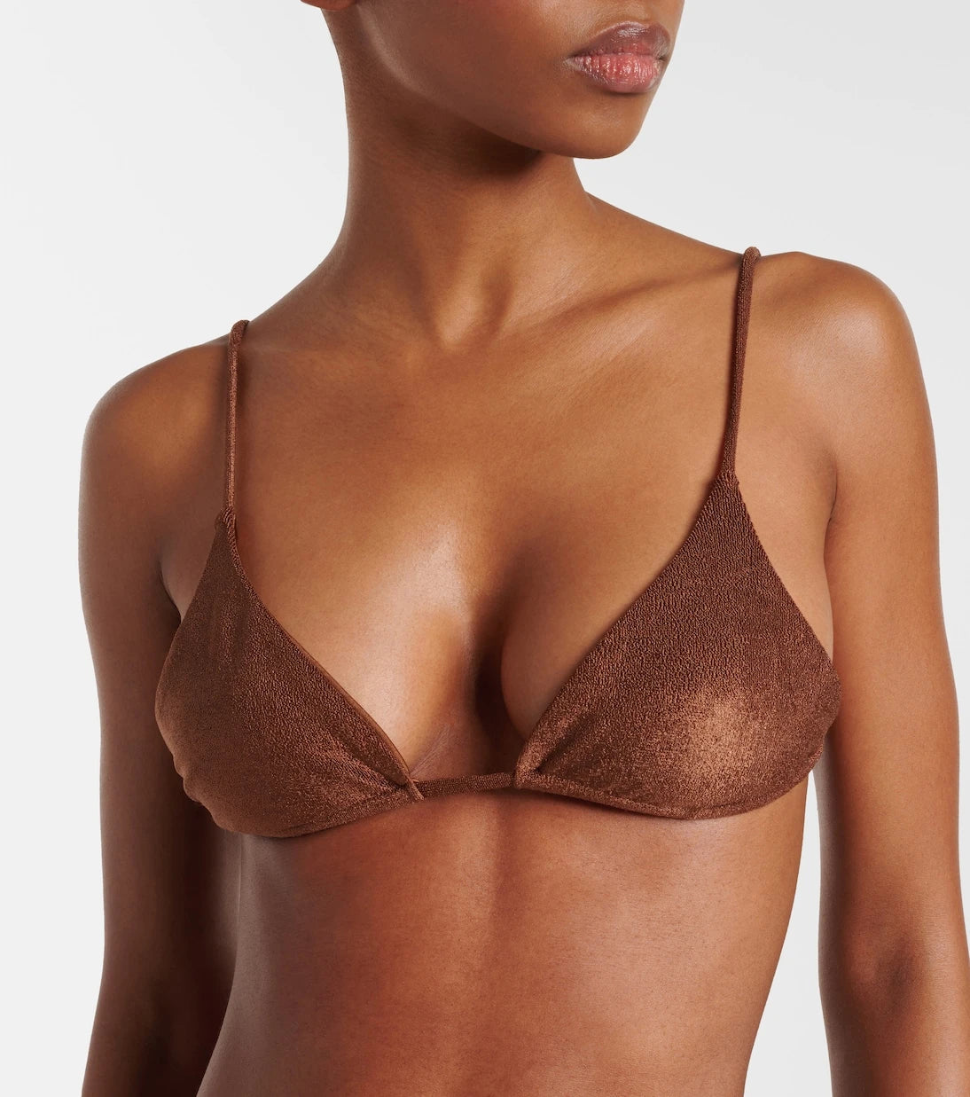 Jade Swim - Via terry bikini top