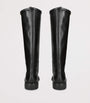 Tod's Black Leather Knee-High Boots