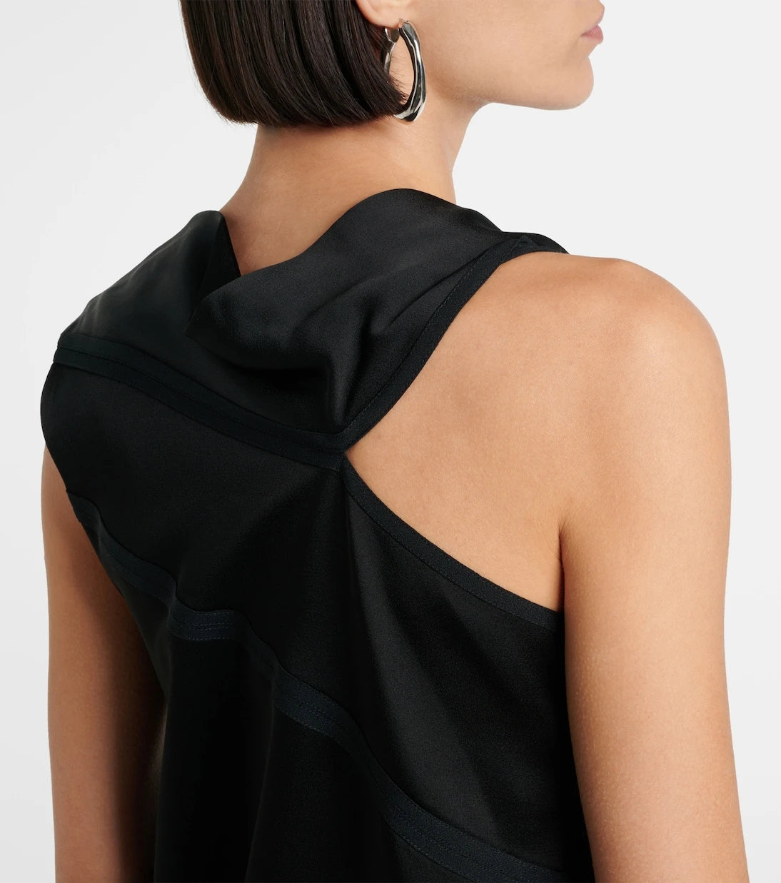 Jil Sander - Asymmetric satin top