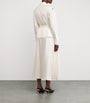 Róhe White Cotton-Silk Midi Dress