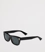 Black Acetate Square Sunglasses
