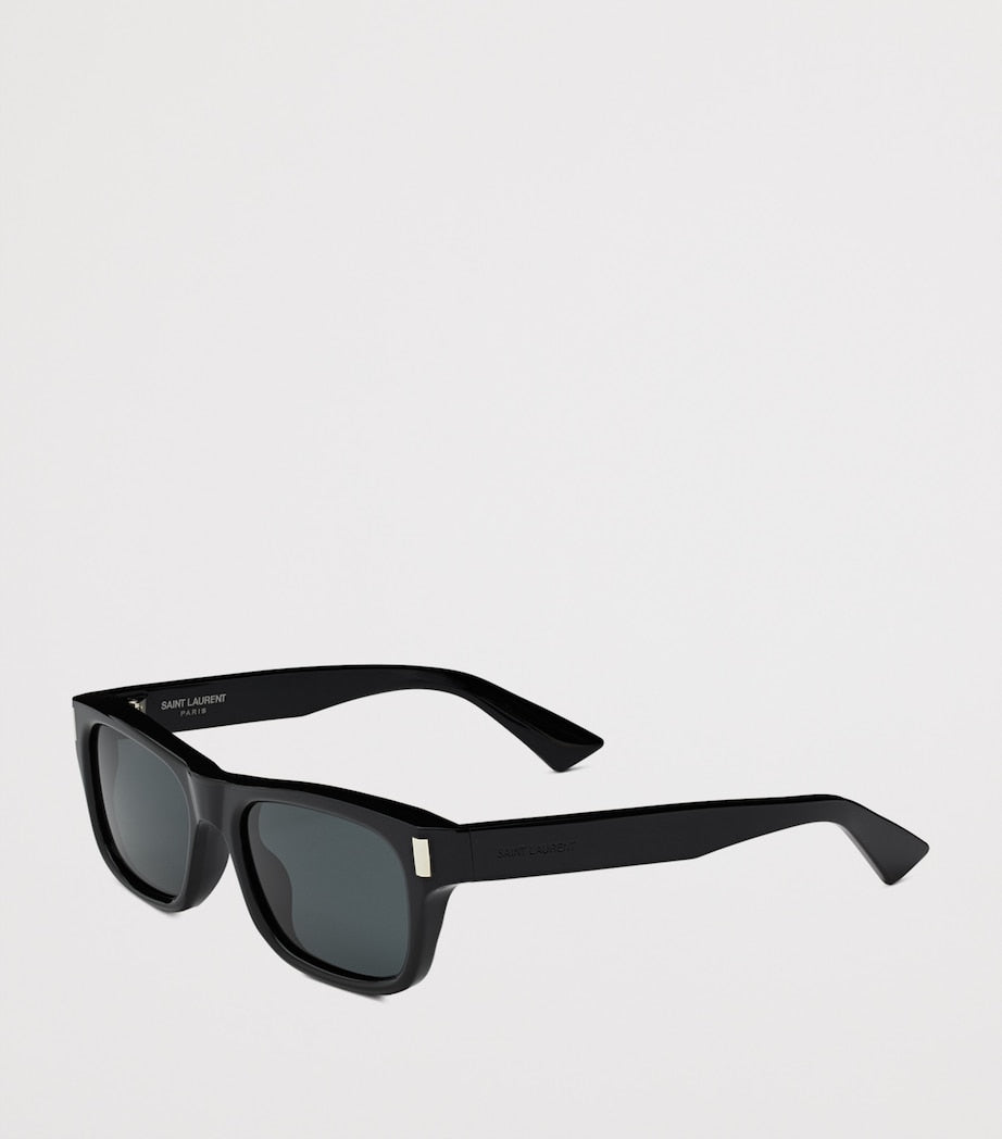 Black Acetate Square Sunglasses