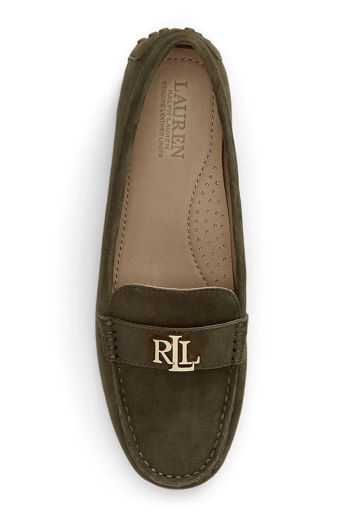 Lauren Ralph Lauren мокасини дамски от велур Barnsbury