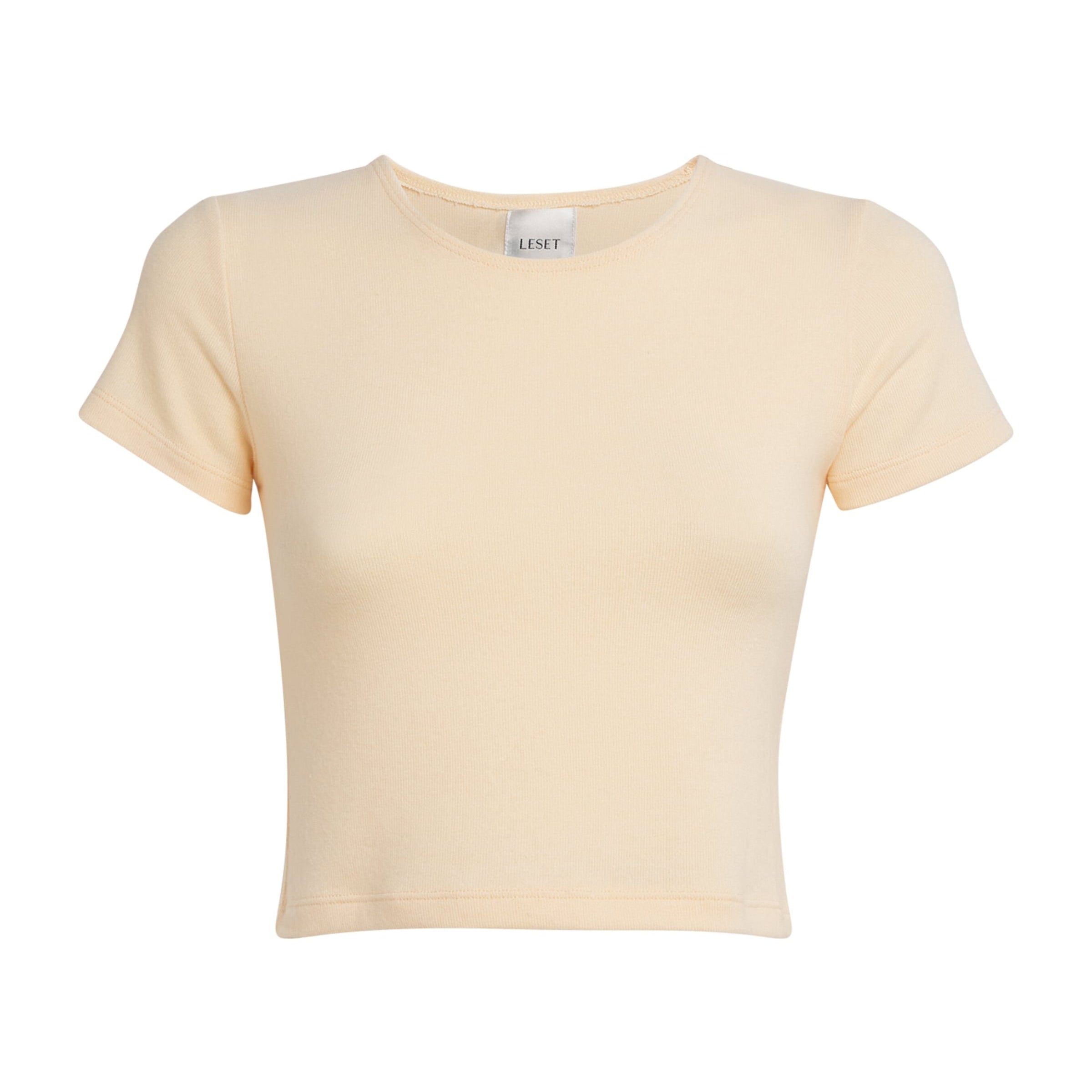 Yellow Lauren Cropped T-Shirt