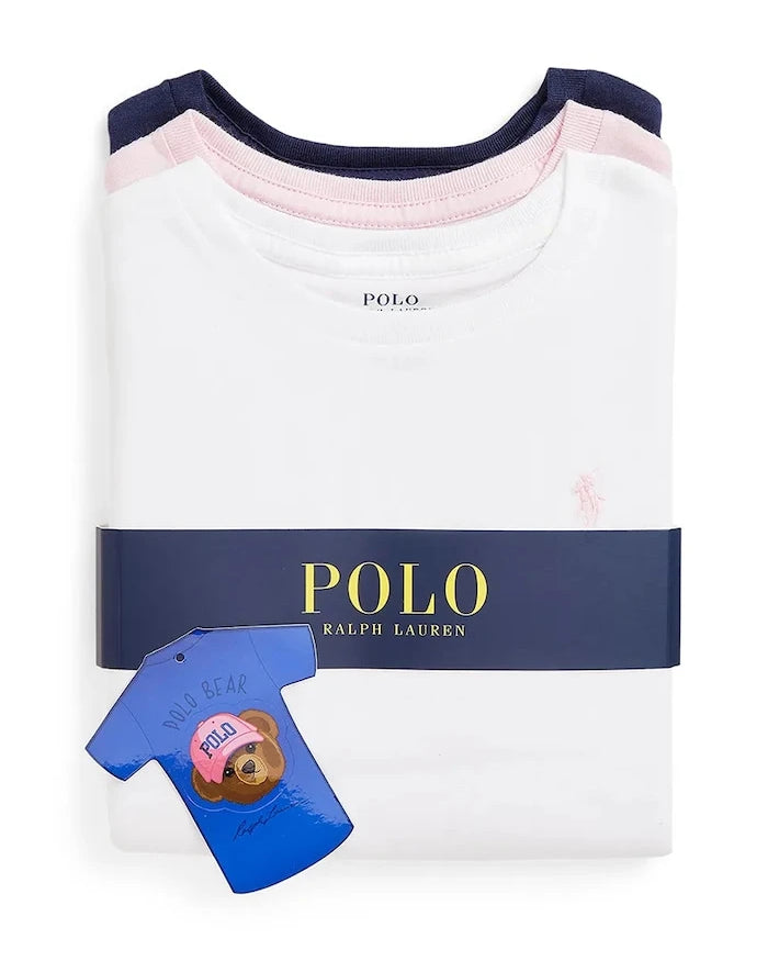 Polo Ralph Lauren Çocuk Pamuklu Tişört (3'lü)