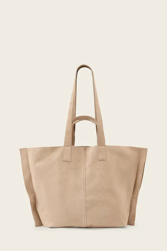 AllSaints Шопинг чанта дамска от кожа LUTECE