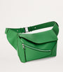 LOEWE Green Small Leather Puzzle Edge Belt Bag