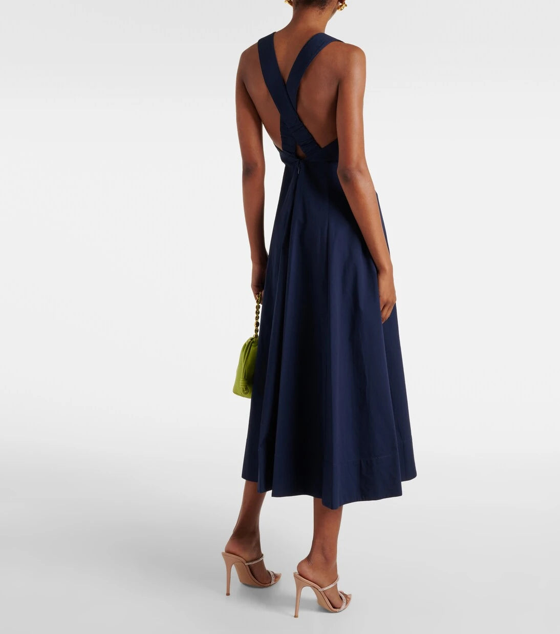 Staud - Teresa poplin midi dress
