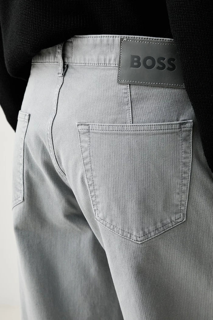 BOSS Orange rahat kesim erkek Skye_Hybrid kot pantolon