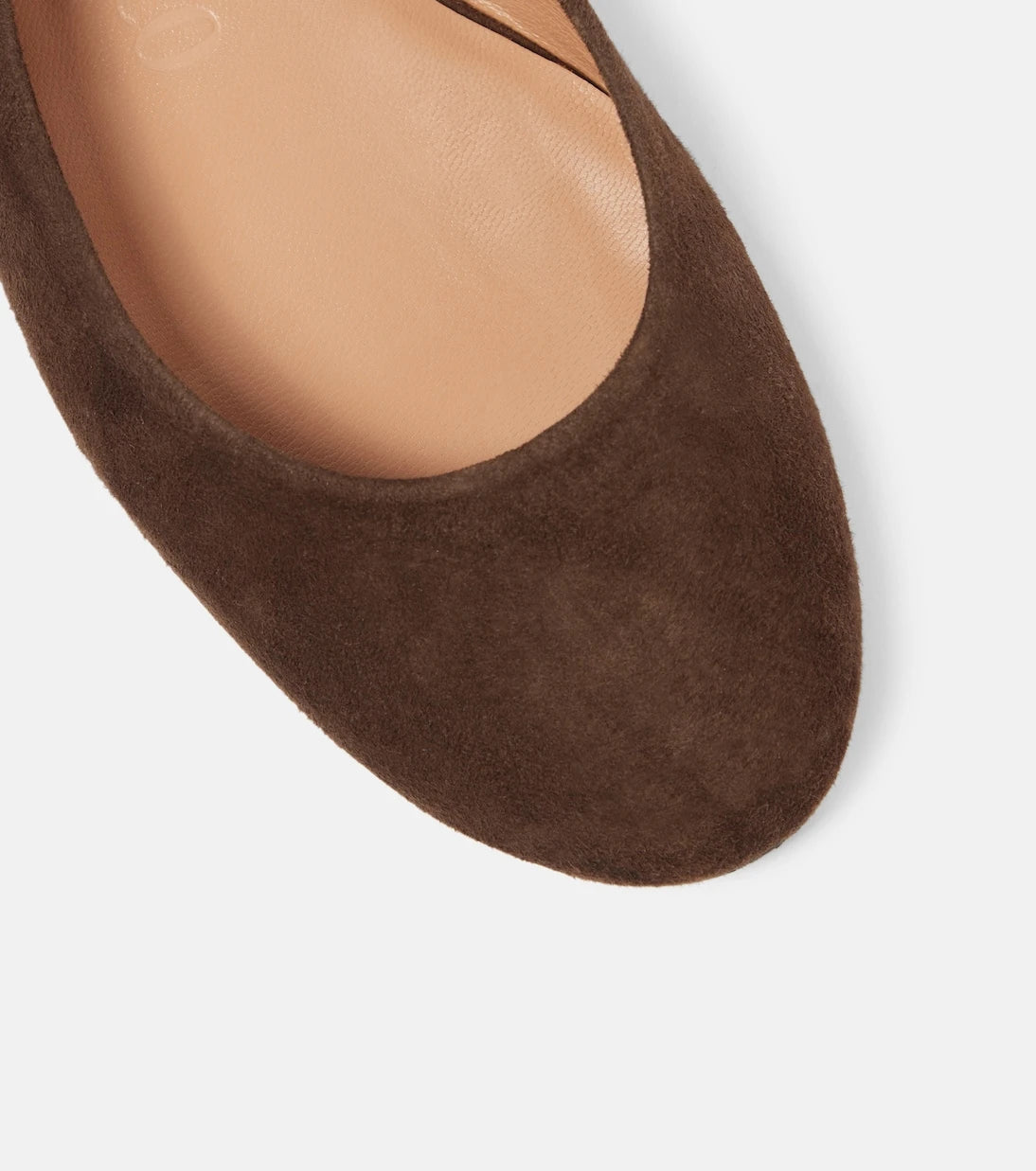 The Attico - Cloe suede slingback flats