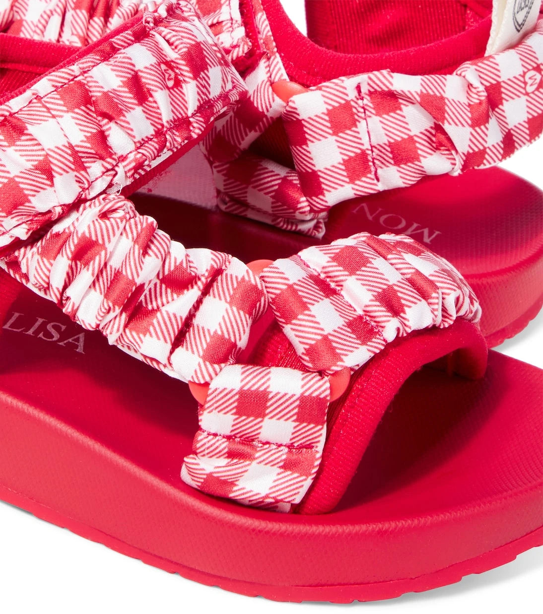 Monnalisa - Gingham sandals