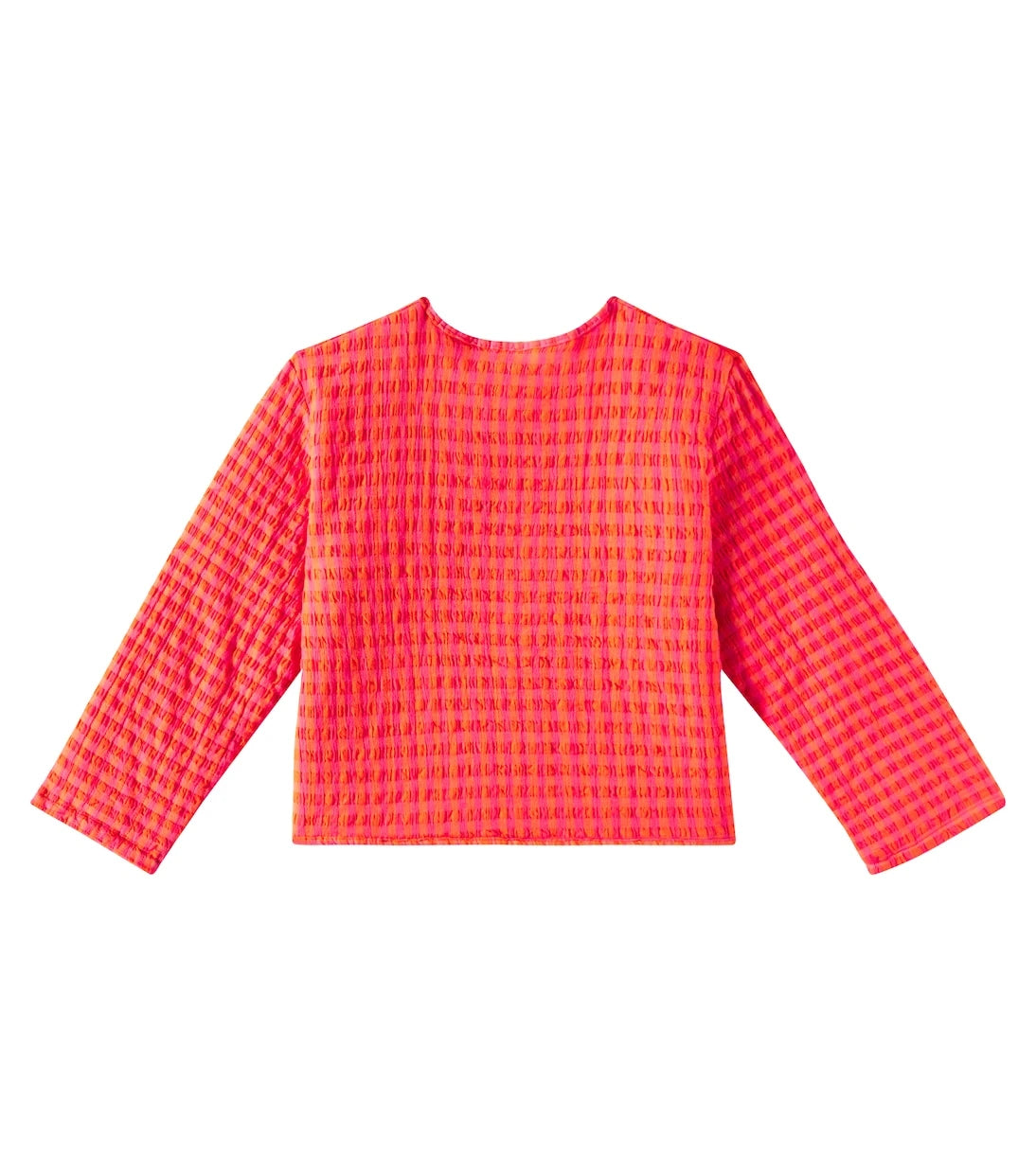 Bobo Choses - Vichy padded cotton-blend jacket