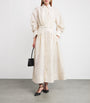 Taffeta Maple Midi Shirt Dress CREAM