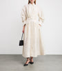 Taffeta Maple Midi Shirt Dress CREAM
