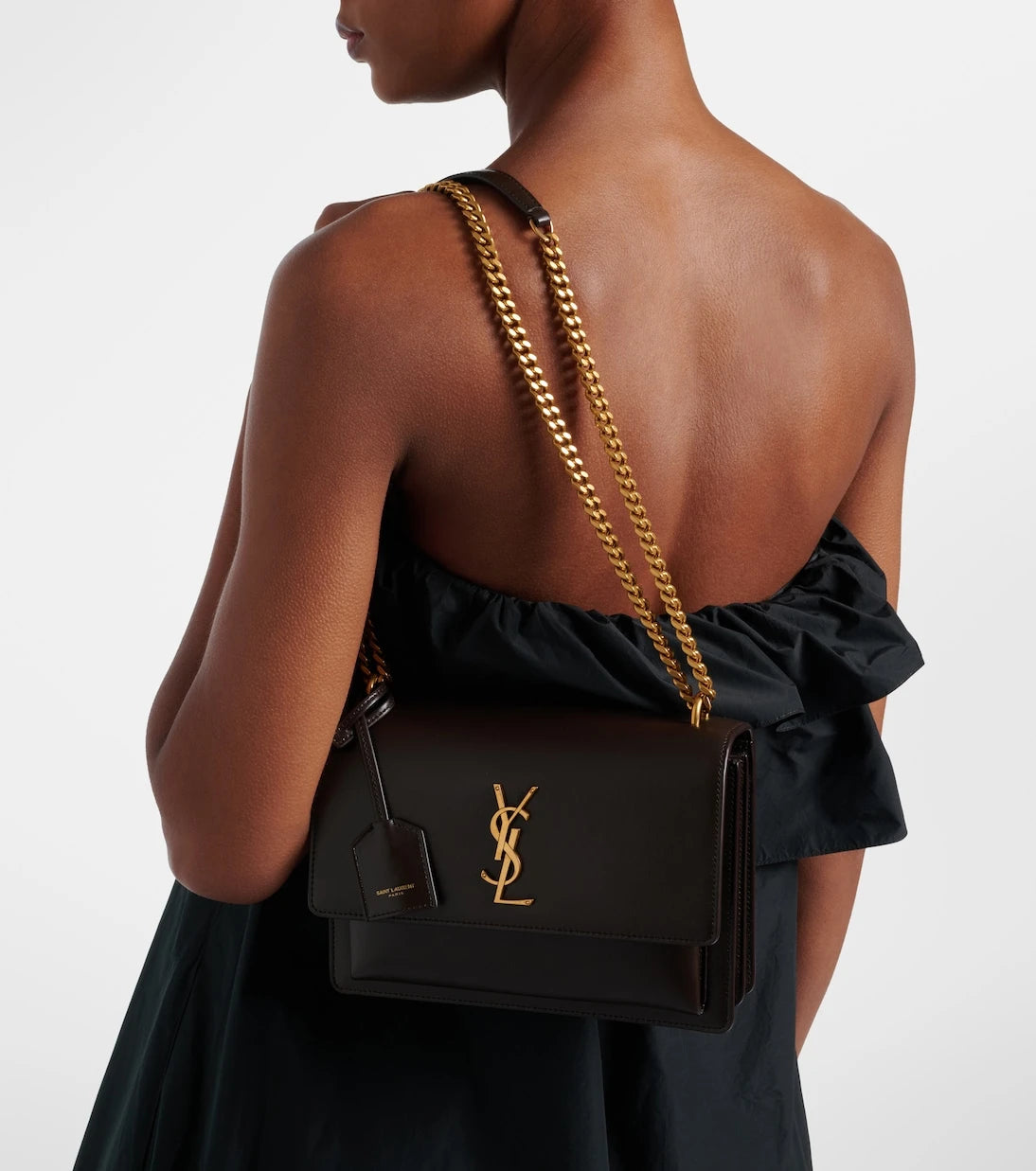 Saint Laurent - Cassandre leather shoulder bag