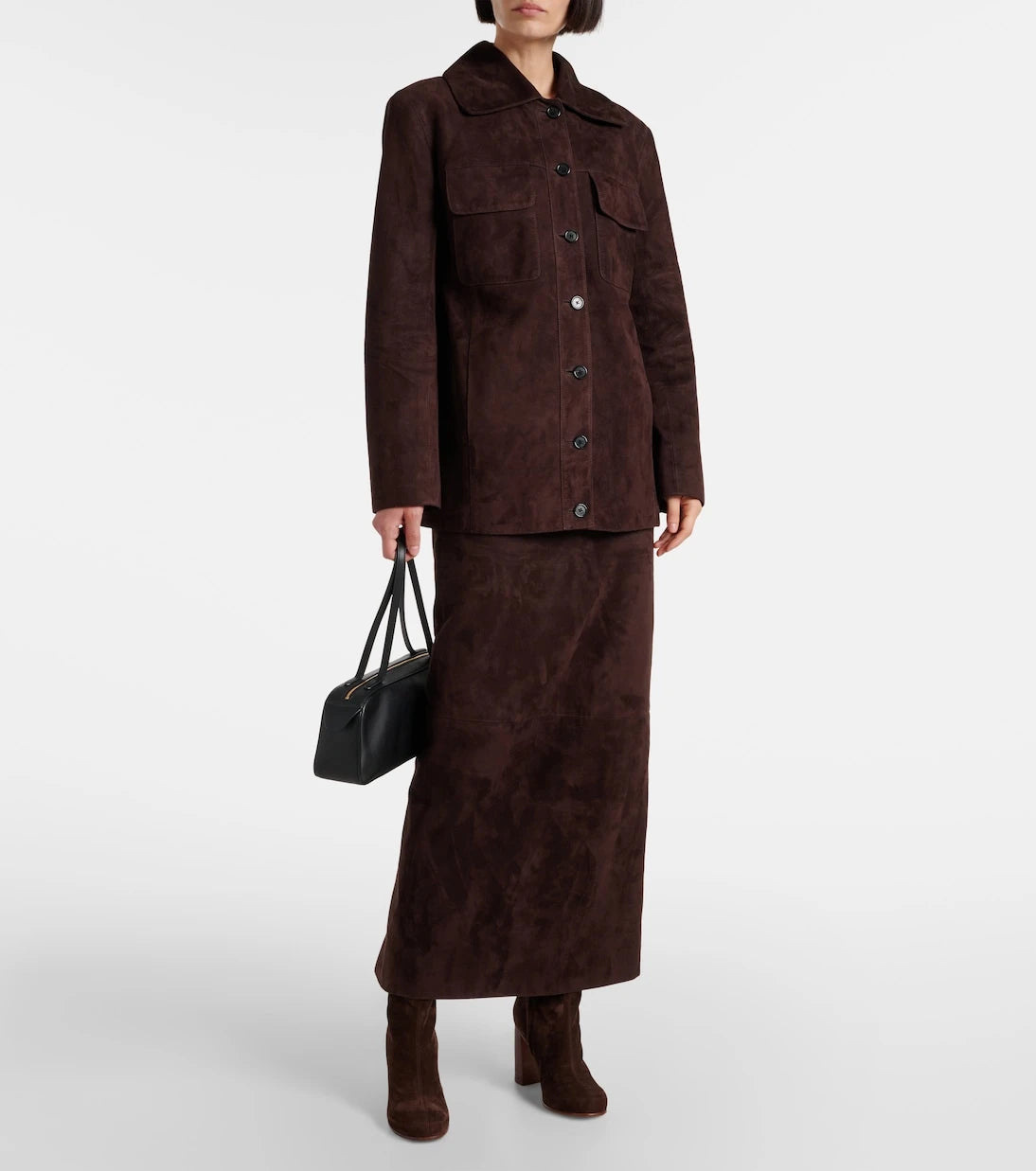 Khaite - Willow knee-high suede boots