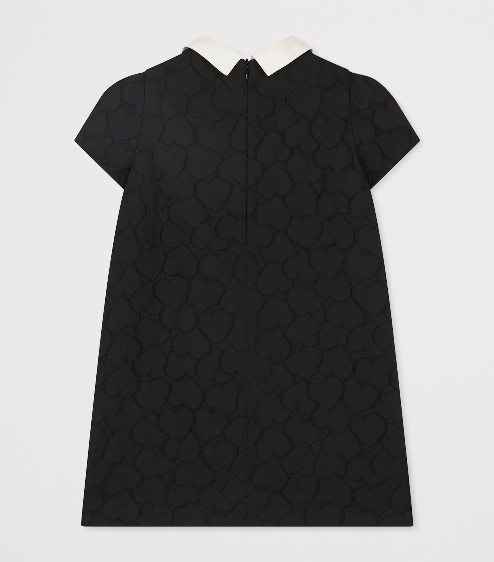 Black Short-Sleeve Dress (4-8 Years)