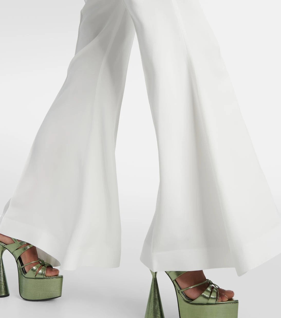 Nina Ricci - High-rise cady flared pants